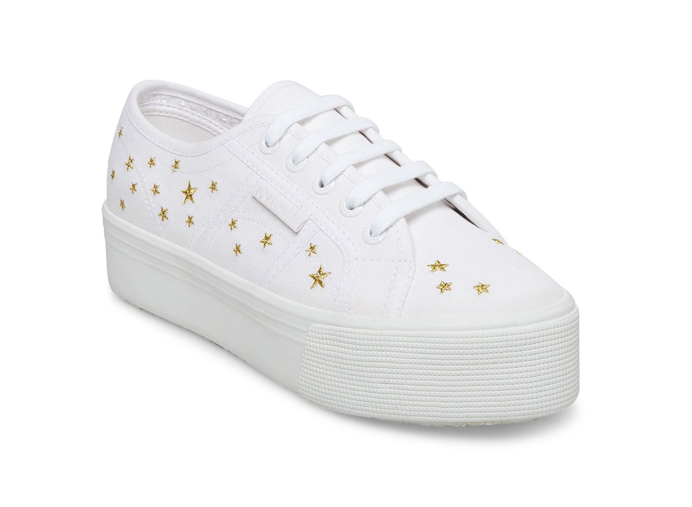 Superga Platform Womens - 2790 Embroidery - White - WJXMO0314